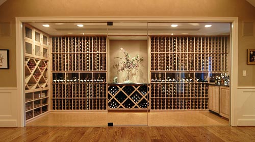 glass-enclosed-wine-cellar
