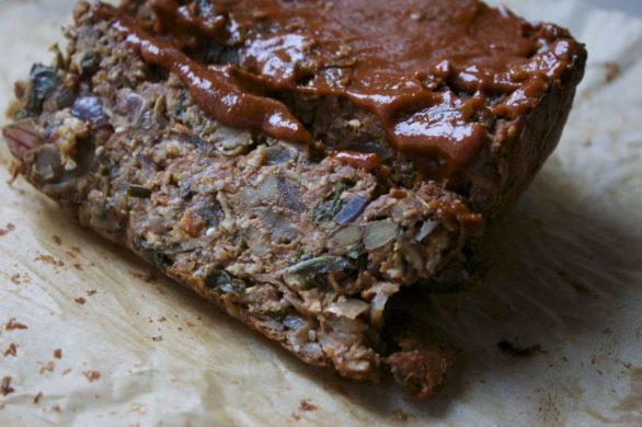 Vegan lentil loaf